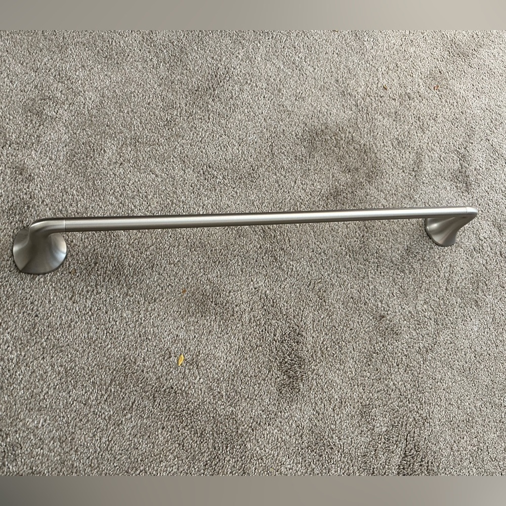 Brushed Nickel Towel Bar